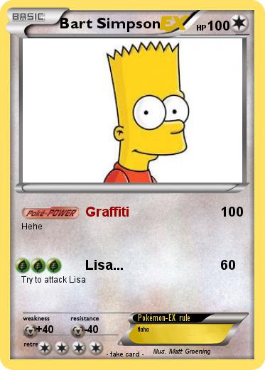 Pokemon Bart Simpson