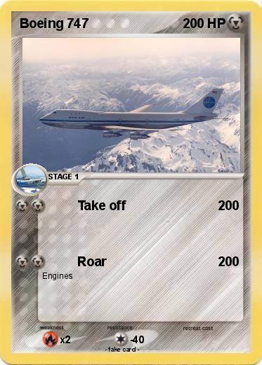 Pokemon Boeing 747