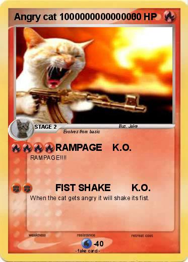Pokemon Angry cat 1000000000000000