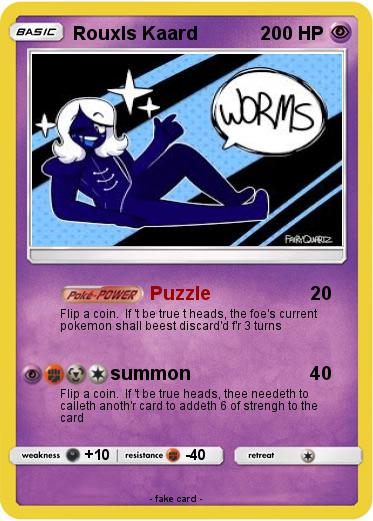 Pokemon Rouxls Kaard