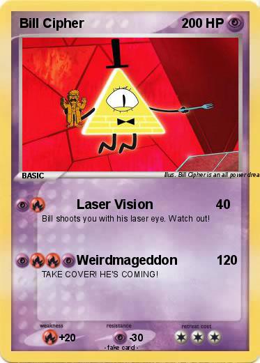 Pokemon Bill Cipher