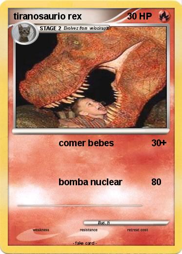 Pokemon tiranosaurio rex