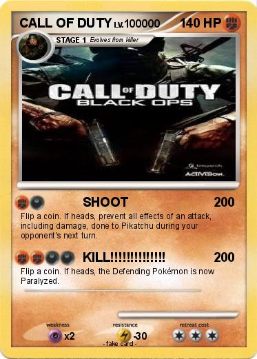 Pokemon CALL OF DUTY
