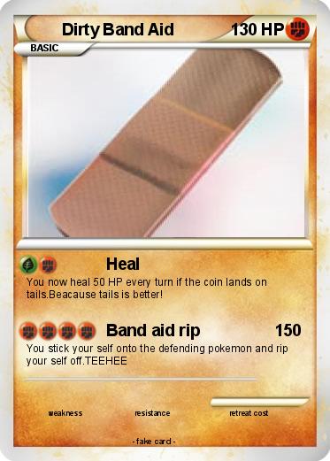 Pokemon Dirty Band Aid