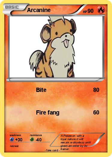 Pokemon Arcanine