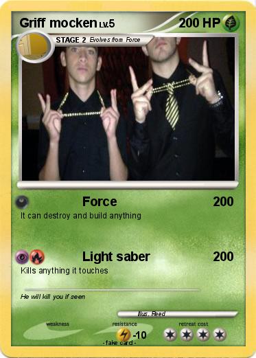 Pokemon Griff mocken