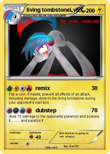 Pokemon living tombstoneLvEX