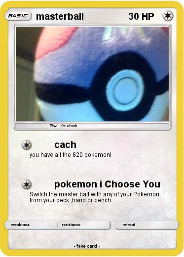 Pokemon masterball
