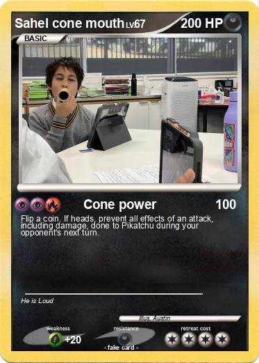 Pokemon Sahel cone mouth