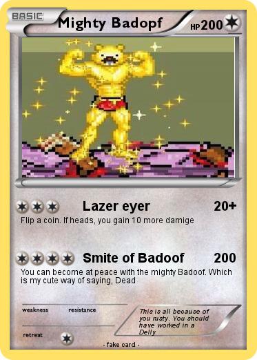Pokemon Mighty Badopf