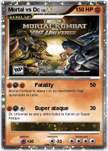 Pokemon Mortal vs Dc
