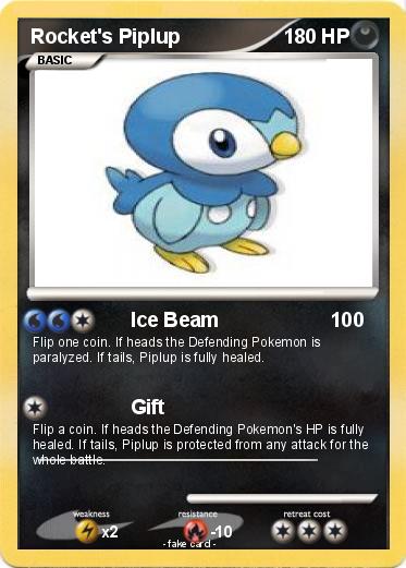 Pokemon Rocket's Piplup