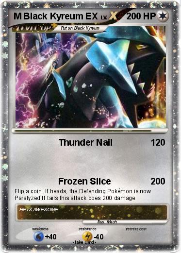Pokemon M Black Kyreum EX