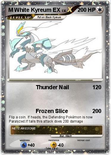 Pokemon M White Kyreum EX