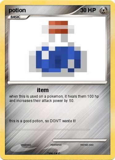 Pokemon potion