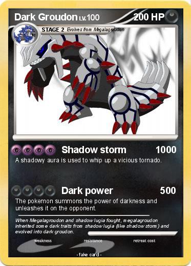 Pokemon Dark Groudon