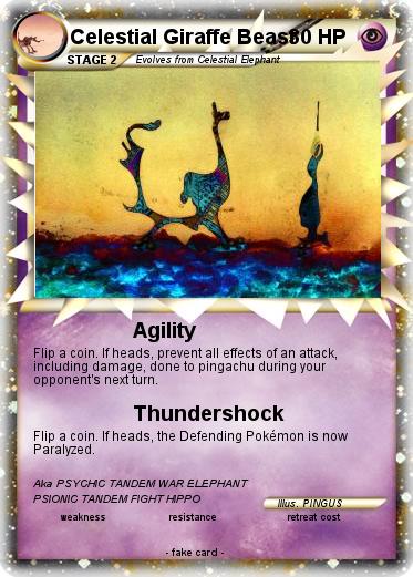Pokemon Celestial Giraffe Beast