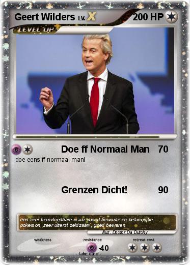 Pokemon Geert Wilders