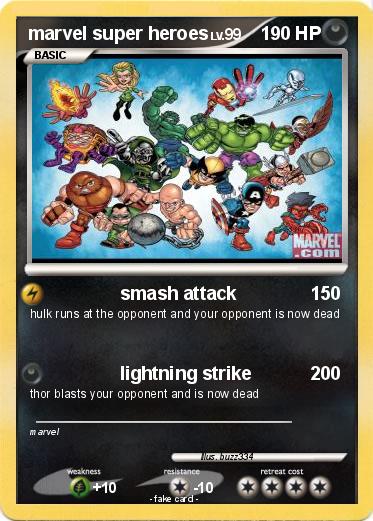 Pokemon marvel super heroes