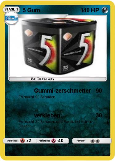 Pokemon 5 Gum