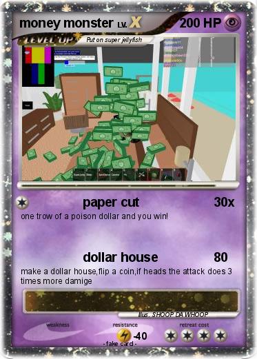 Pokemon money monster