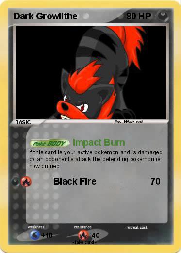 Pokemon Dark Growlithe
