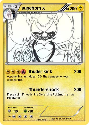 Pokemon supebom x
