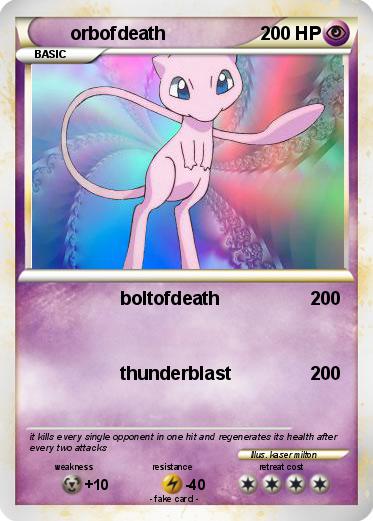 Pokemon orbofdeath