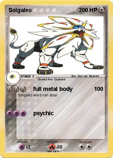 Pokemon Solgaleo