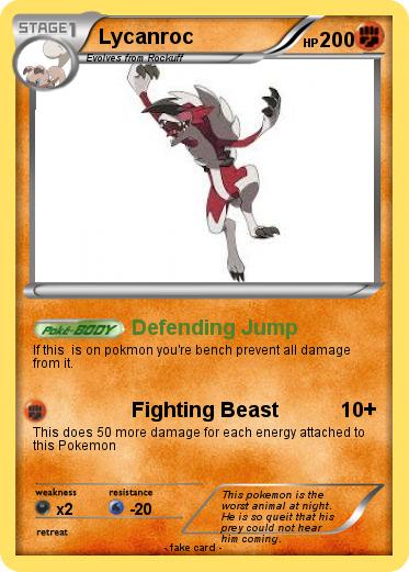 Pokemon Lycanroc