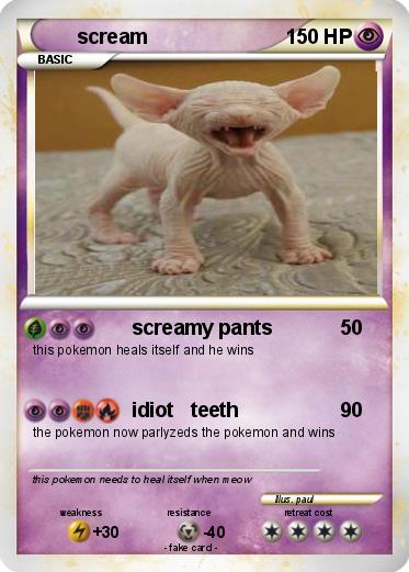 Pokemon scream