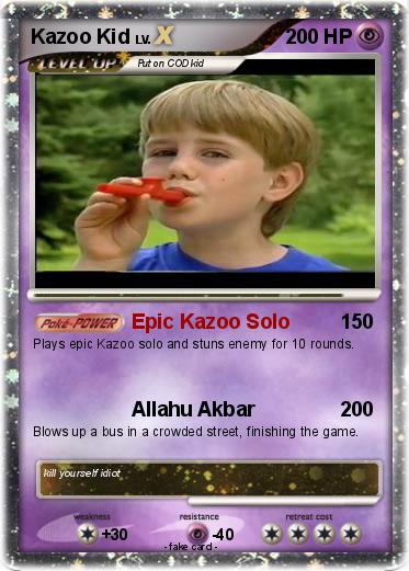 Pokemon Kazoo Kid