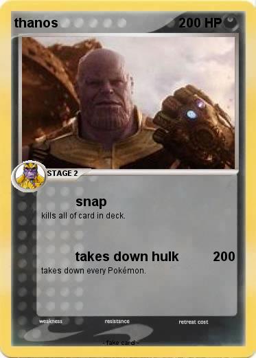 Pokemon thanos