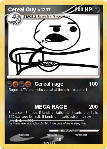 Pokemon Cereal Guy