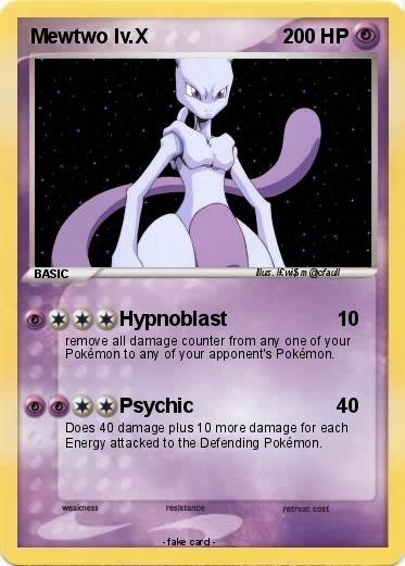 Pokemon Mewtwo lv.X