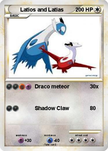 Pokemon Latios and Latias