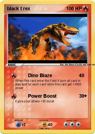 Pokemon black t rex