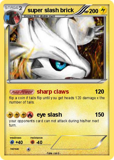 Pokemon super slash brick