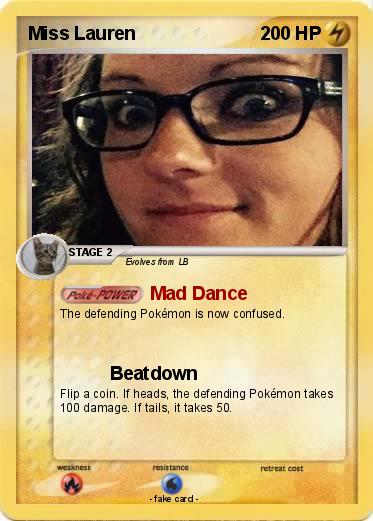 Pokemon Miss Lauren