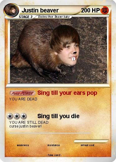 Pokemon Justin beaver