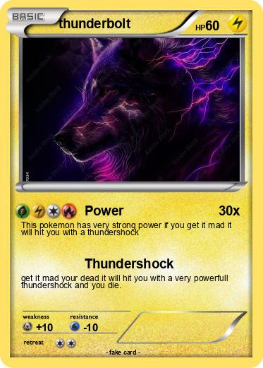 Pokemon thunderbolt