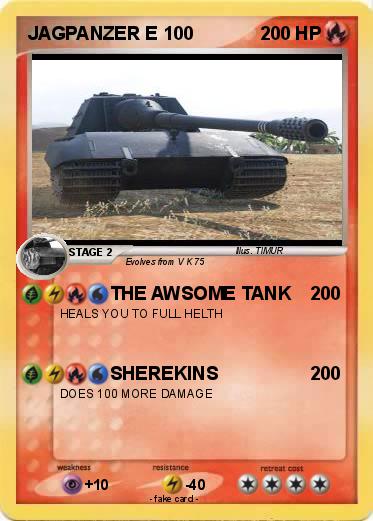 Pokemon JAGPANZER E 100