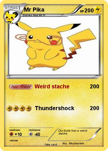 Pokemon Mr Pika