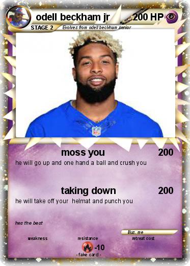 Pokemon odell beckham jr