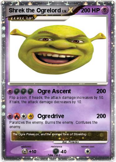 Pokemon Shrek the Ogrelord