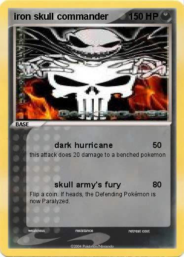 Pokemon iron skull commander
