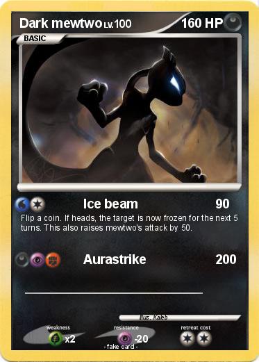 Pokemon Dark mewtwo