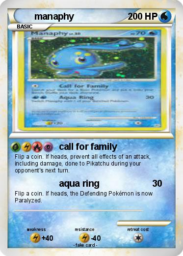 Pokemon manaphy
