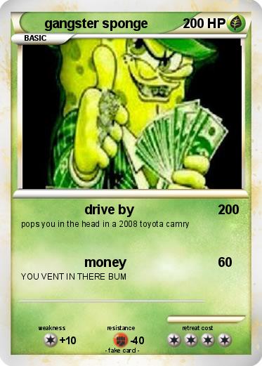 Pokemon gangster sponge