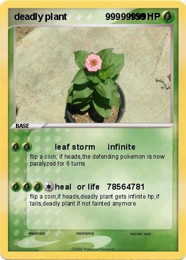 Pokemon deadly plant               99999999
